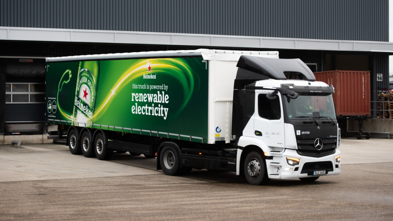 Einride’s electric trucks to deliver Heineken beer to Germany