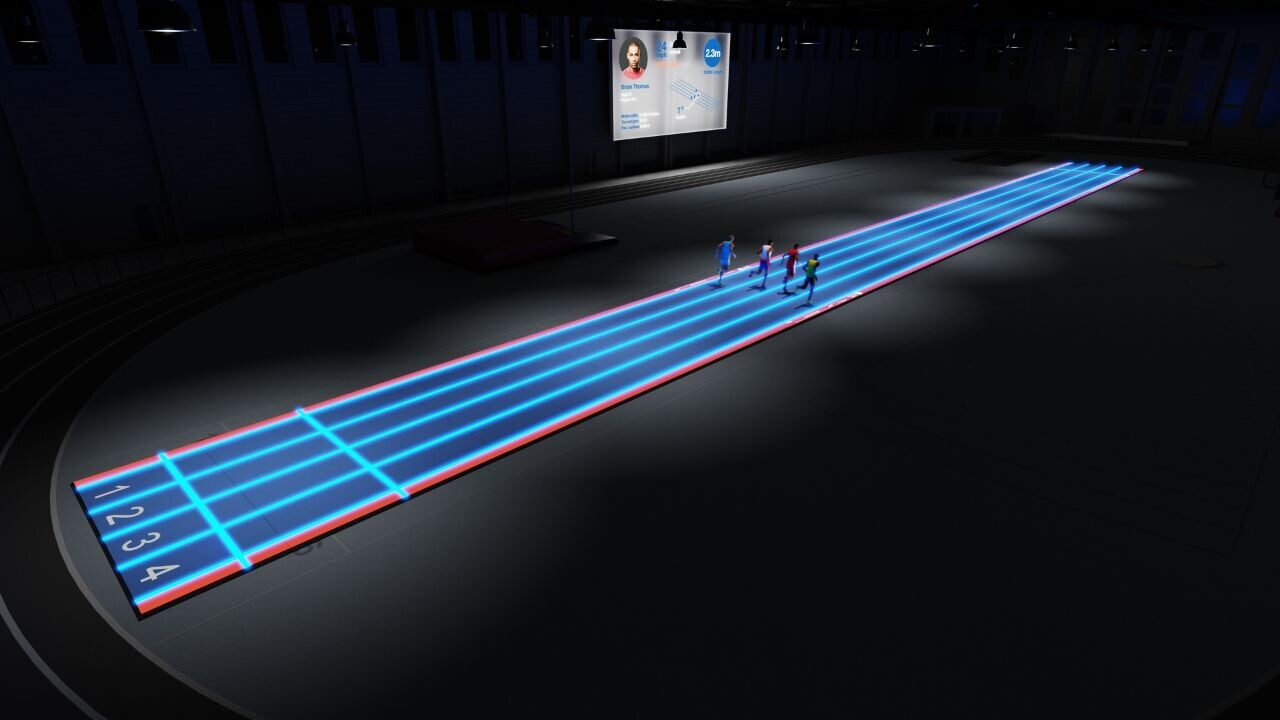 Former pro athlete invents digital running track to unleash new world records