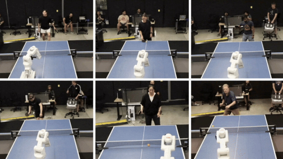 Google DeepMind’s new AI robot plays table tennis at ‘human level’