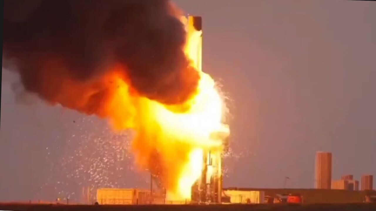 Watch: rocket explodes during test for UK’s first vertical launch