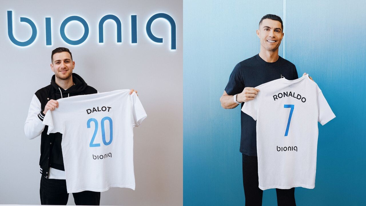 Dalot joins Ronaldo in backing personalised nutrition pioneer Bioniq