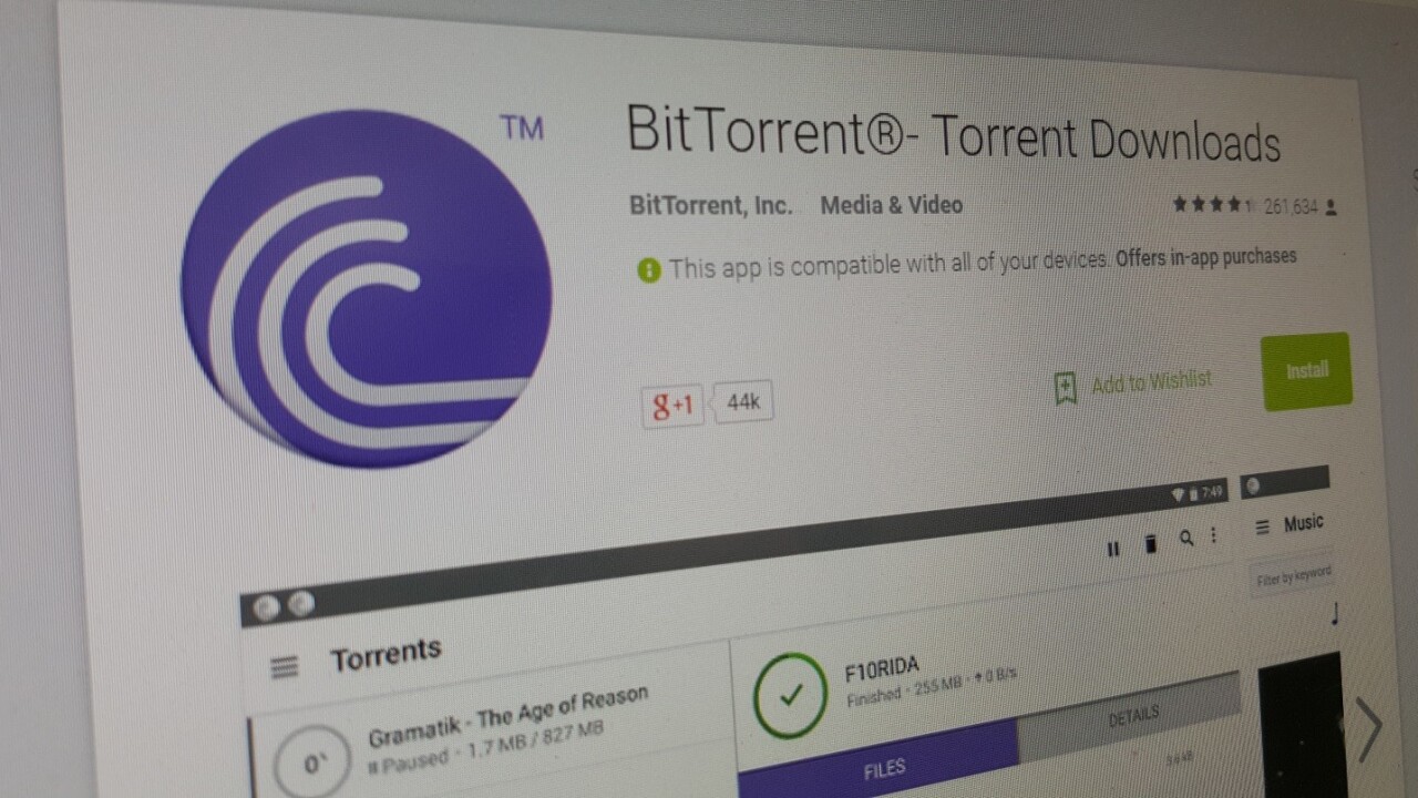 BitTorrent for Android Gets Redesigned Music Player and Secret New Feature
