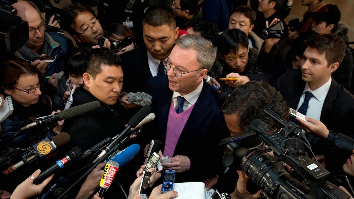 After North Korea trip, Google’s Eric Schmidt swings by China to woo Android developers