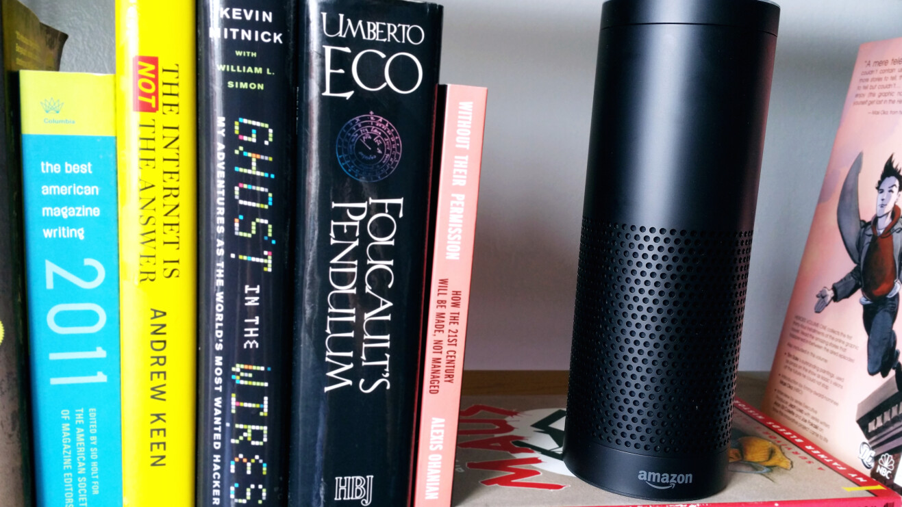 You can now make the Amazon Echo read you a Kindle book