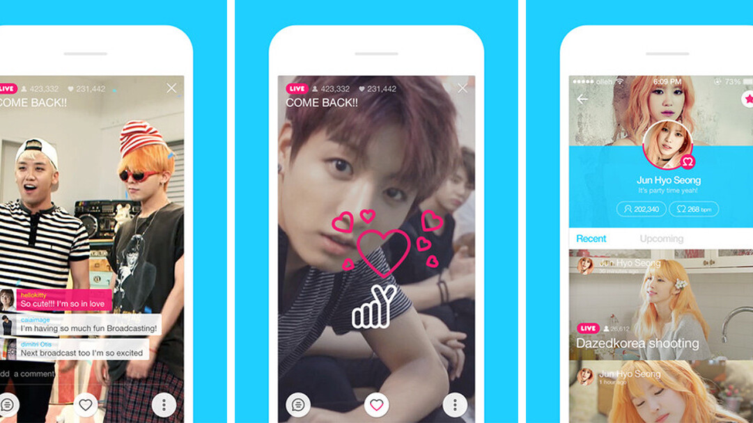 Line’s parent company launches V, a new Periscope-style broadcasting app for celebs