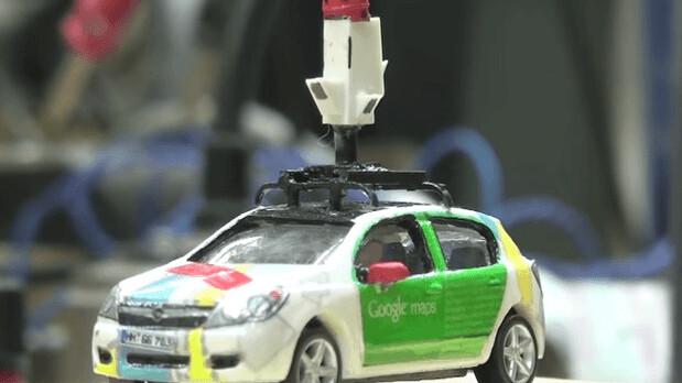 Watch Google Street View map miniature Las Vegas