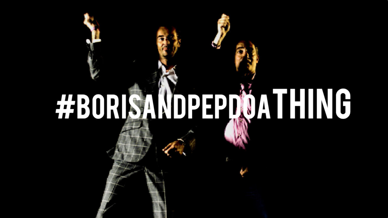 Watch the pilot for our new video series #BorisAndPepDoAThing