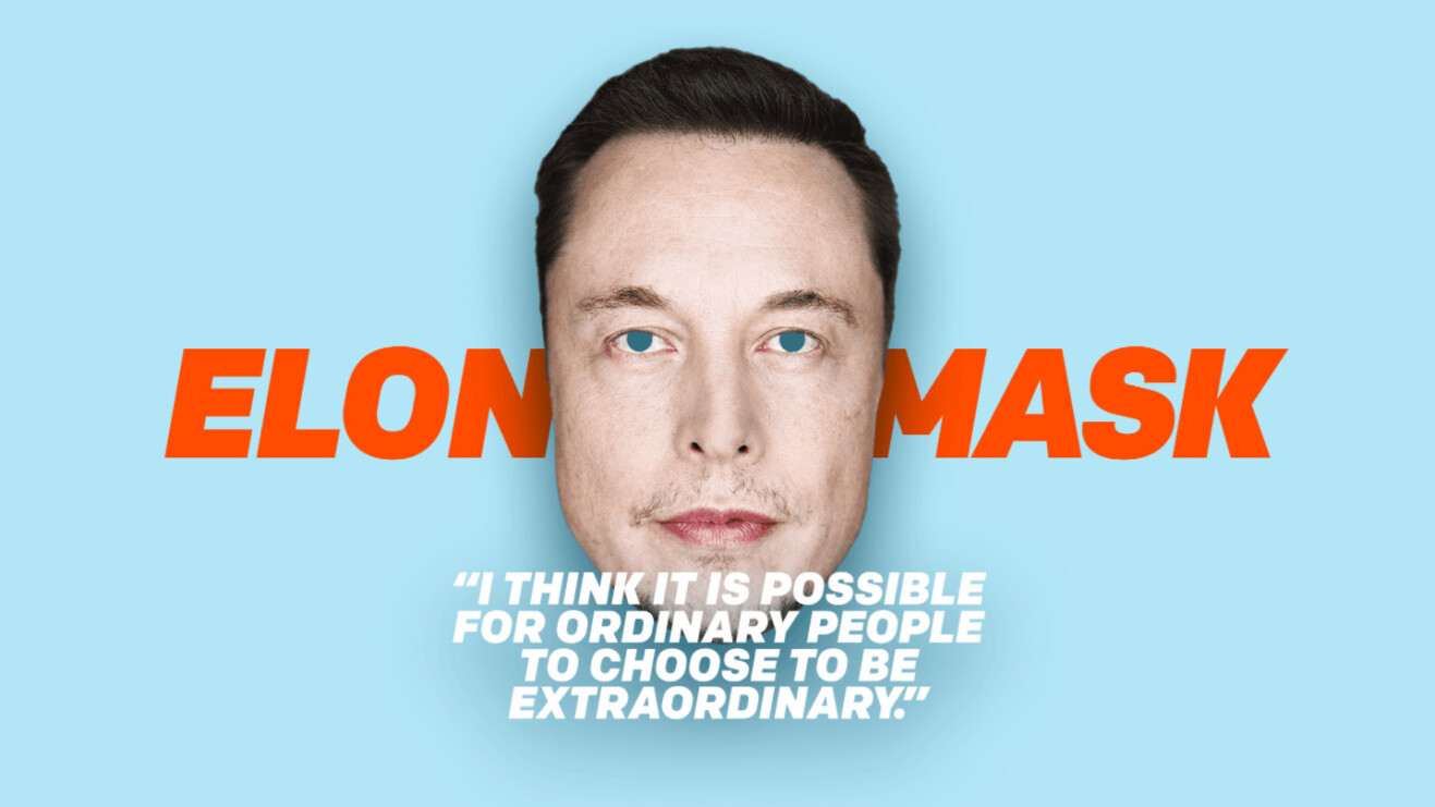 Full-sized Elon Musk masks aren’t a flame thrower, but they’ll do in a pinch