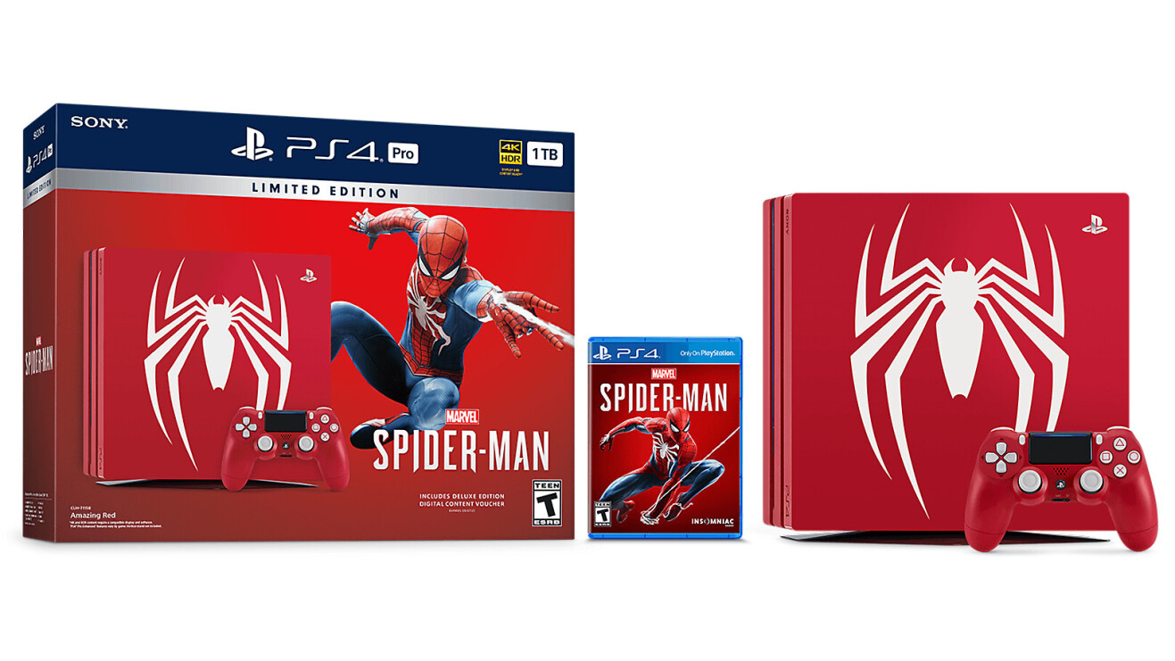 Sony announces limited edition ‘Amazing Red’ PS4 Pro bundle