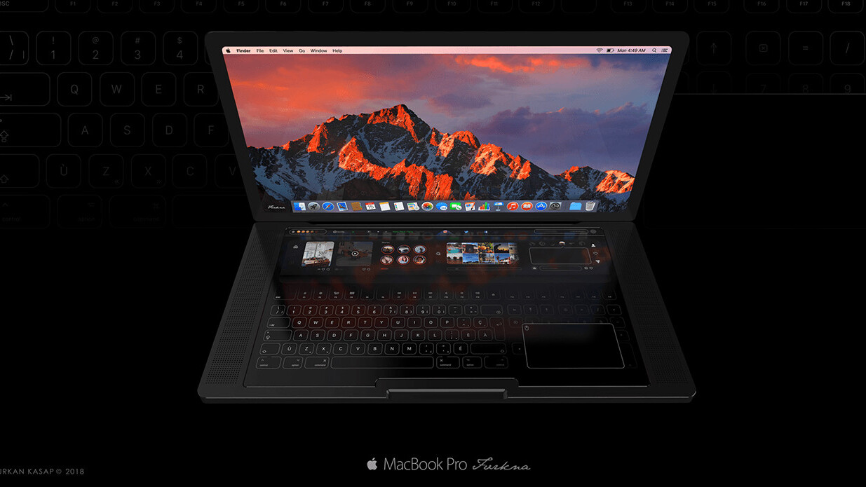 Concept art offers a glimpse at a futuristic new MacBook Pro