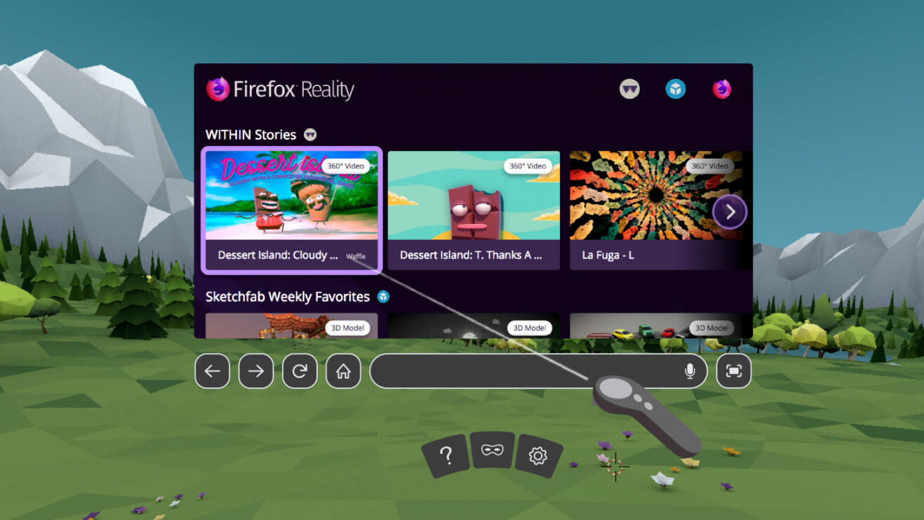 Mozilla’s new Firefox Reality browser brings the web to your VR headset