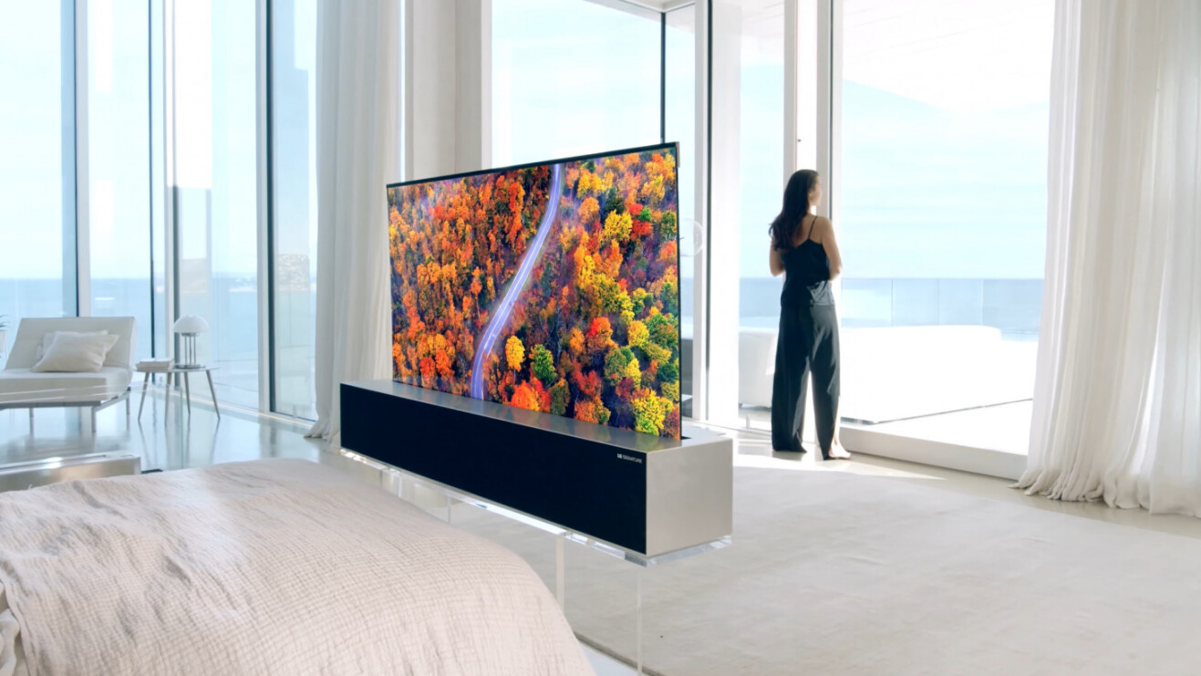 LG’s amazing roll-up TV is now the real deal, and it goes on sale this spring