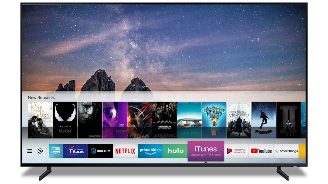 Samsung is bringing an iTunes app to its smart TVs soon