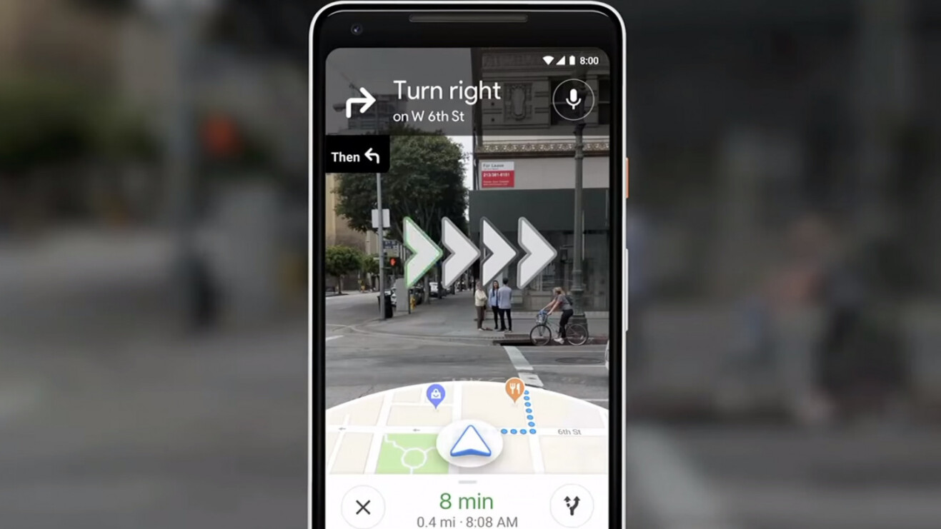 Google Maps’ first try at AR navigation is janky but exciting