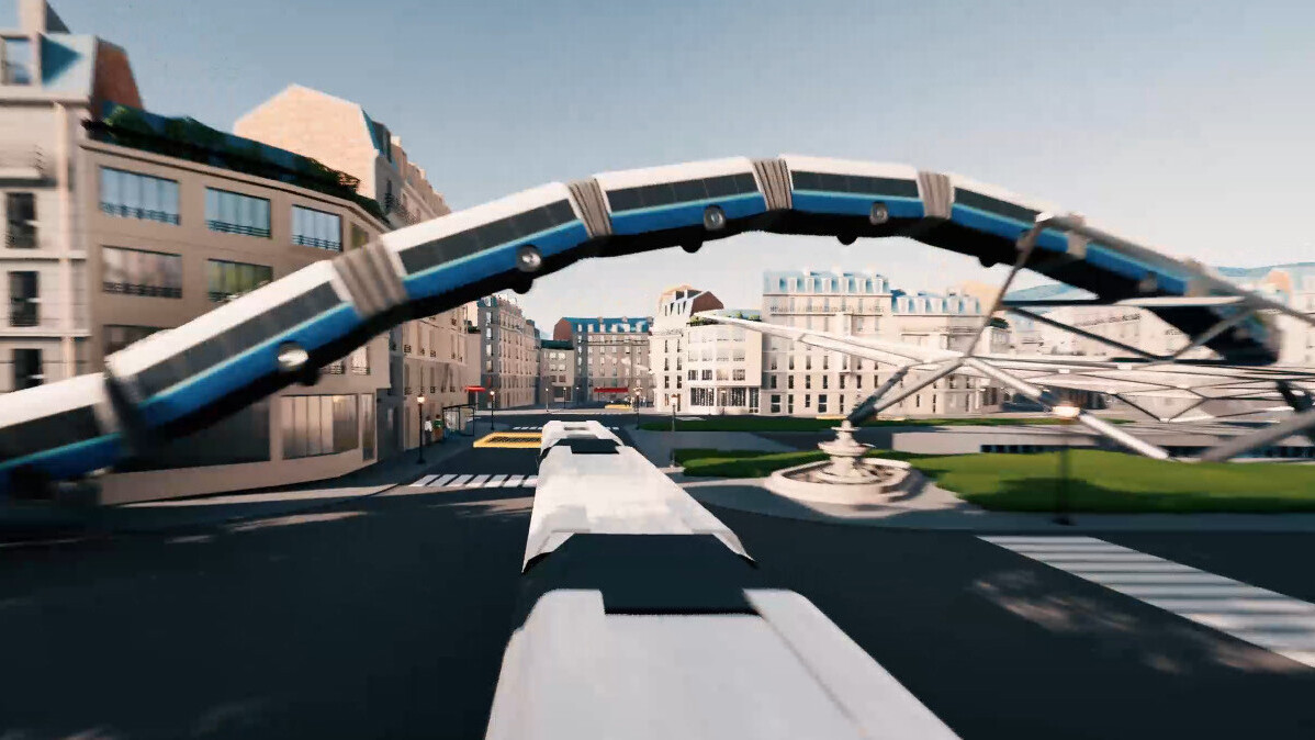 This bus driving simulator game plays like Snake, and looks like a blast