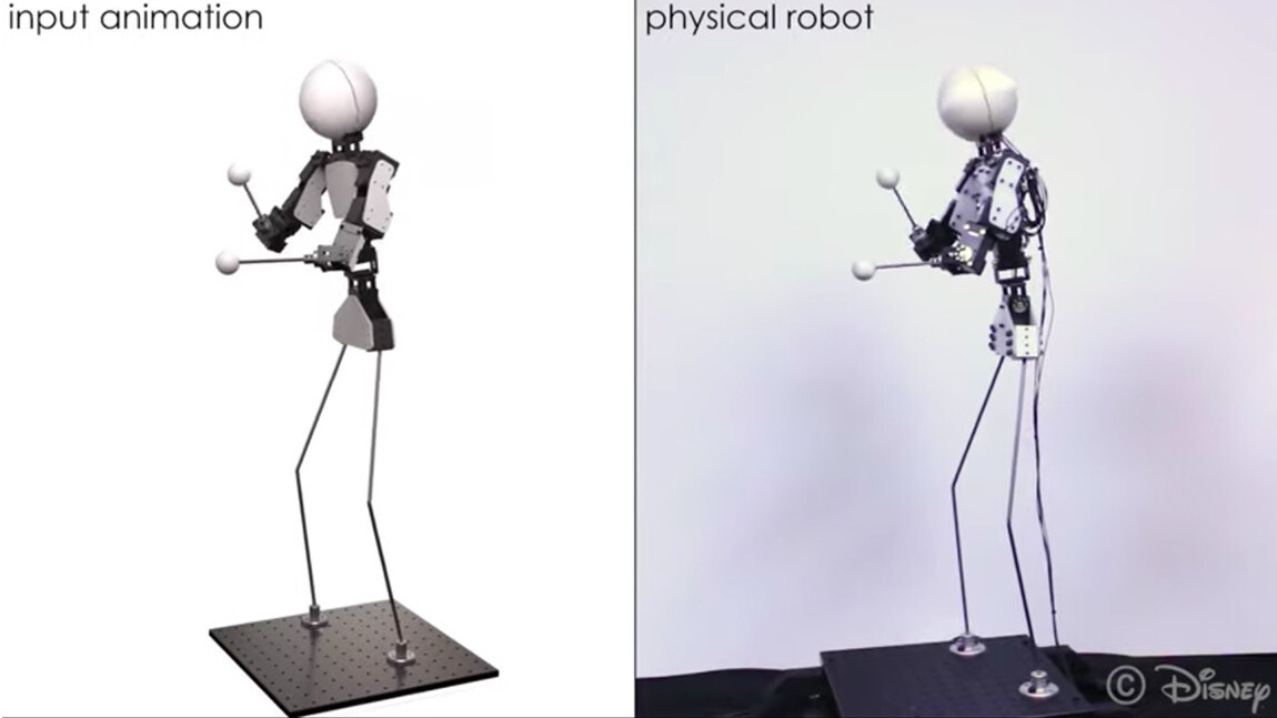 Watch: Disney’s new anti-vibration tech maps CGI movements onto actual robots