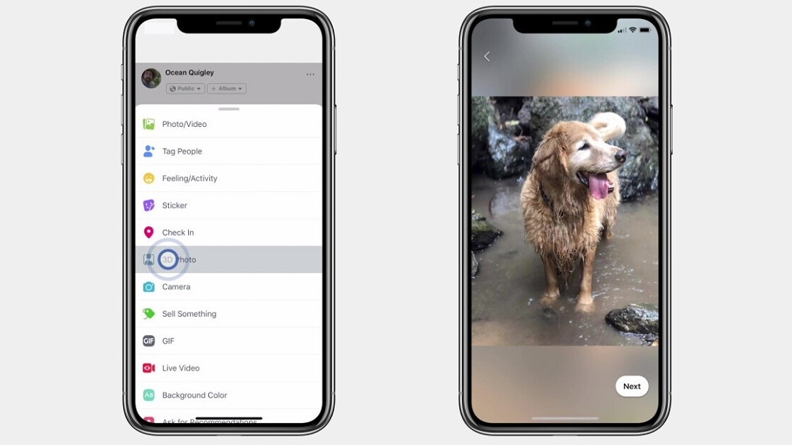 You can now post Facebook’s trippy 3D photos without Portrait mode