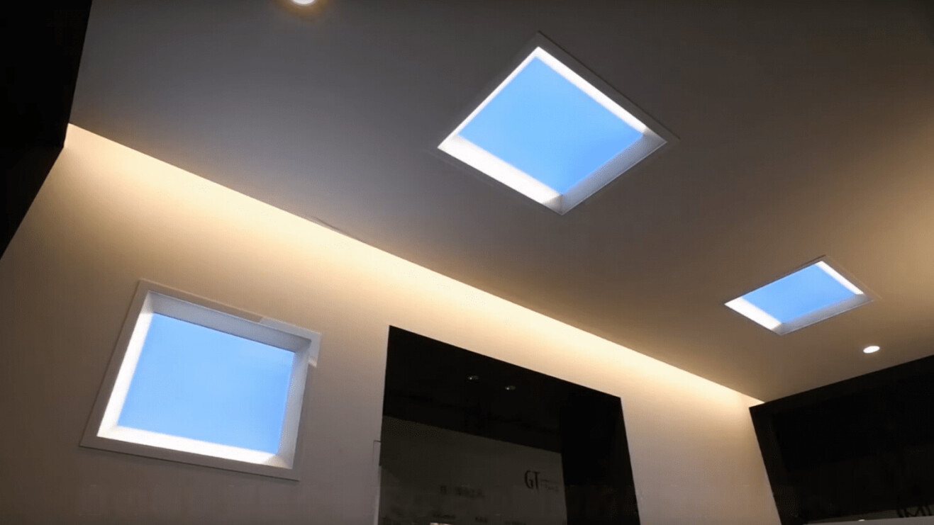 Mitsubishi built a fake skylight that might come close to the real thing