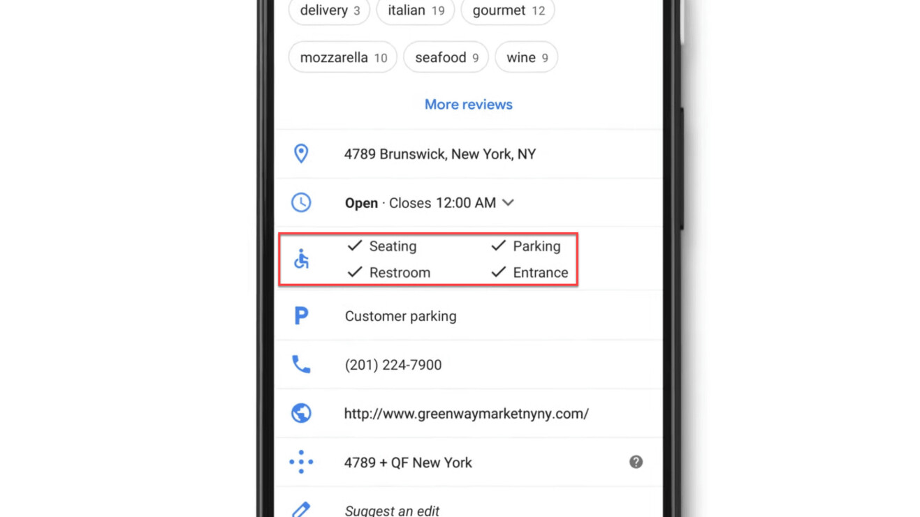 Google Maps can now highlight wheelchair-accessible businesses
