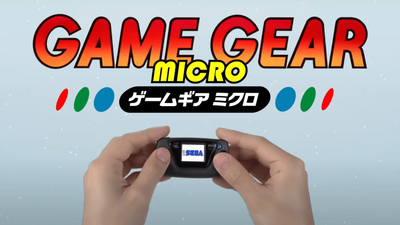 Sega announces a tiny Game Gear Micro launching in October