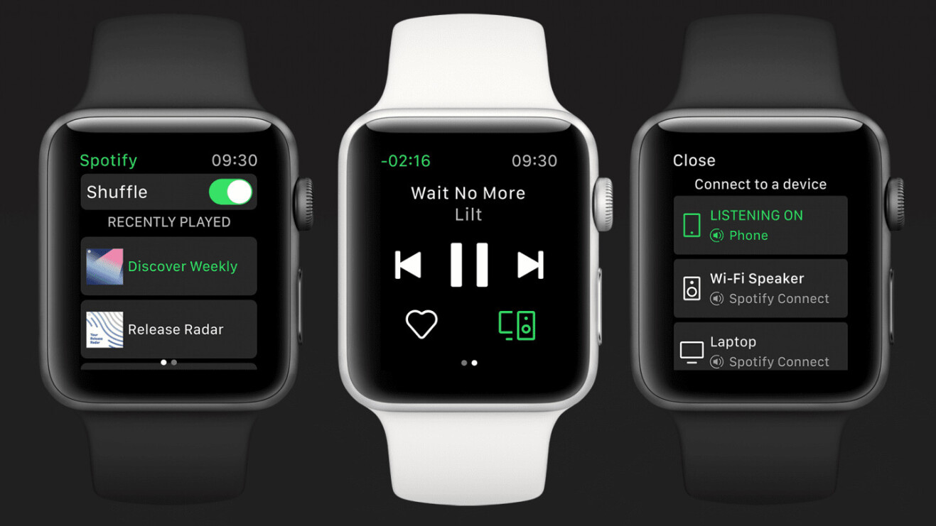Spotify will now allow you to stream songs directly from your Apple Watch