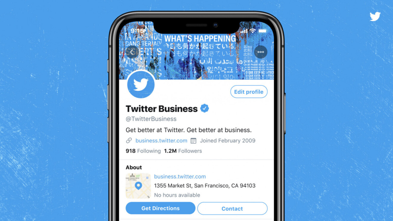 Twitter tests business profiles so companies can look more profesh