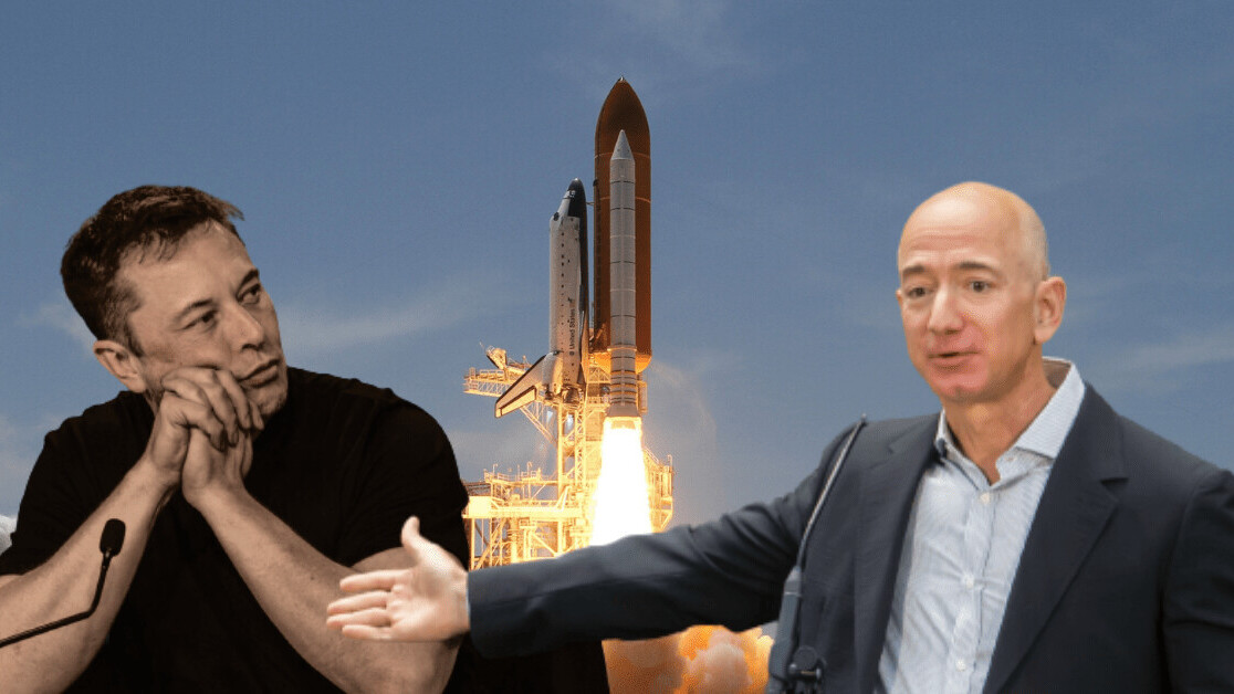 Space rivalry between Jeff Bezos and Elon Musk heats up over lunar lander contract