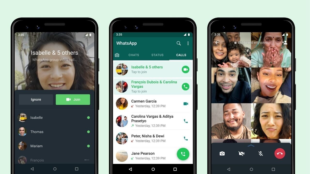 How to join a WhatsApp call after it’s already started