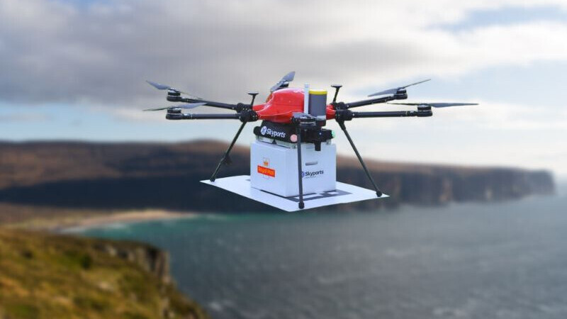 UK’s first drone delivery service launches in remote Scottish islands