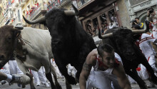 Zynga releases Running with Friends where players can flee the Pamplona Bulls of Spain