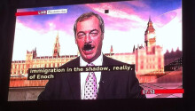 Unintentional comedy gold: Pixel fault gives politician a rather unfortunate moustache during interview. Featured Image