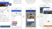 Foursquare adds deep-linking integration with Delivery.com