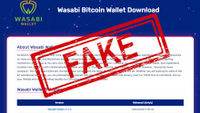 PSA: Don’t use this fake Wasabi wallet to ‘store’ your Bitcoin