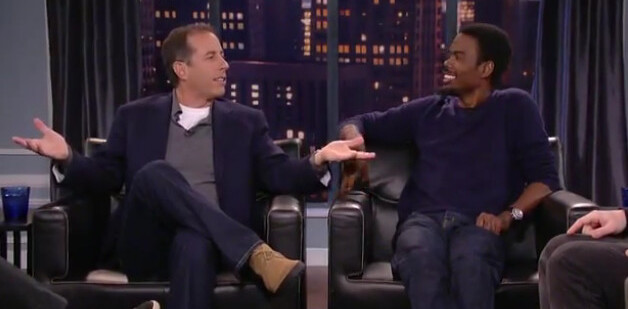 Once in a lifetime? Ricky Gervais, Louis CK, Jerry Seinfeld & Chris Rock talk comedy. [Video]