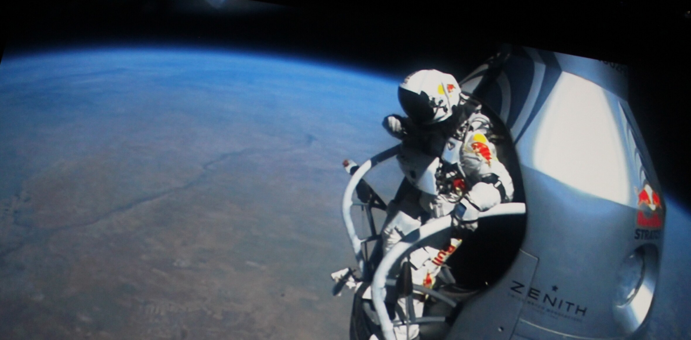 Watch Felix Baumgartner discuss his supersonic freefall from the edge of space [Video]