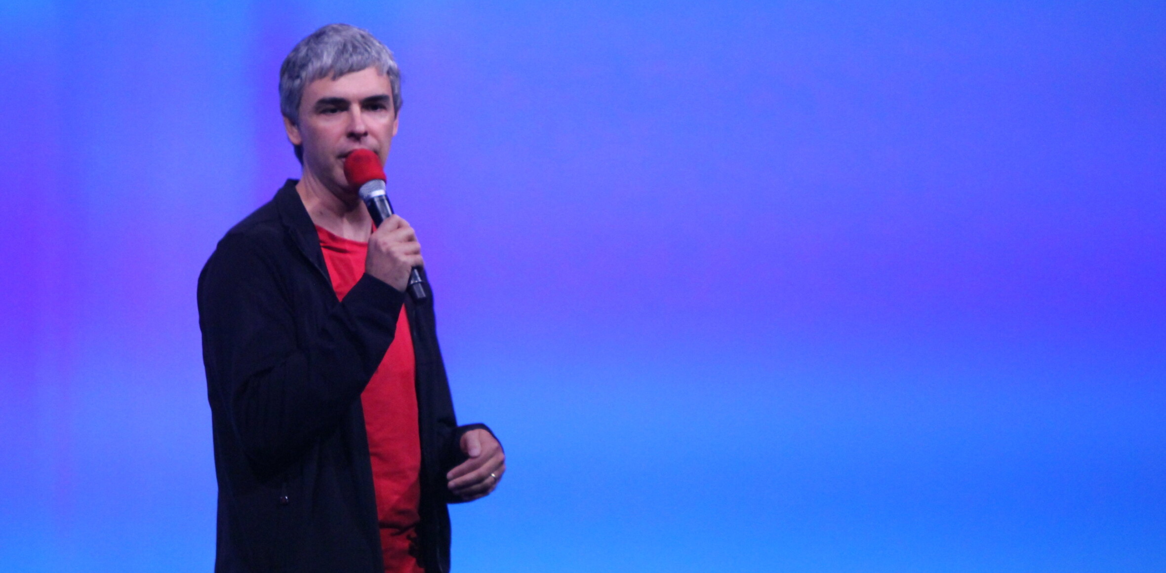 Google CEO Larry Page speaks at I/O about competition and negativity in innovation