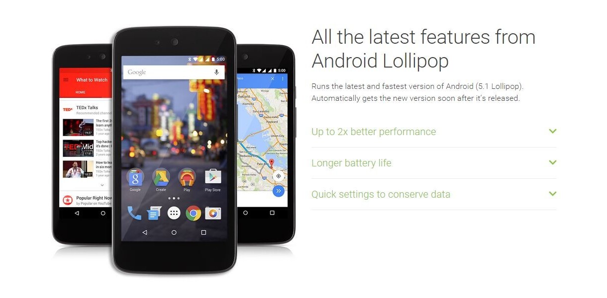 Android Lollipop 5.1 will arrive first on Android One devices for emerging markets