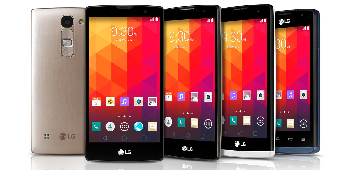 LG aims for the mid-range smartphone segment with four new Android Lollipop devices