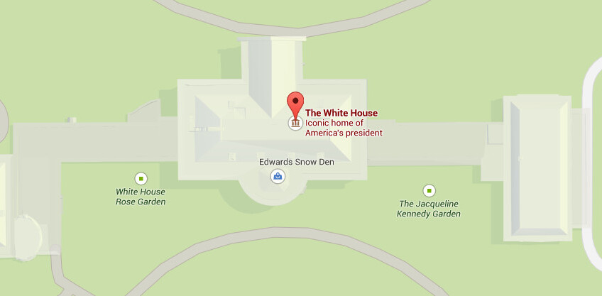 Google Maps exposes Edward Snowden’s hideout in the White House
