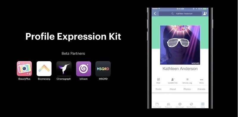 Facebook’s new selfie kit wants to jazz up your profile videos