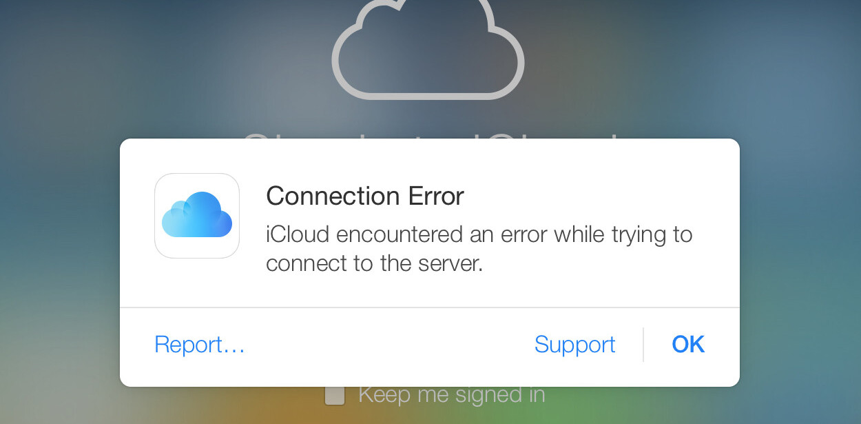 iCloud is down for some users