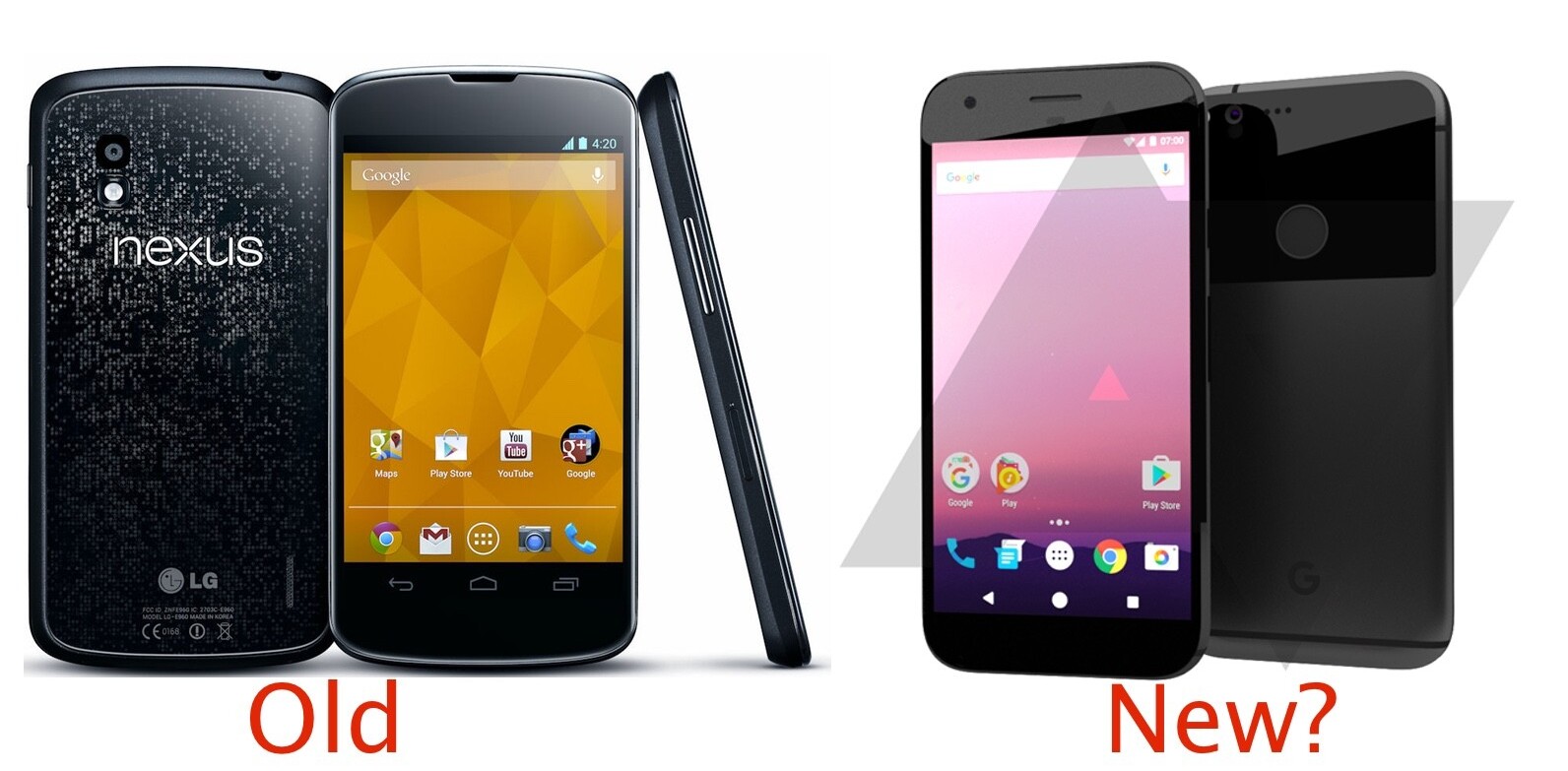 Google’s HTC-built 2016 Nexus may look a lot like the 2012 Nexus 4
