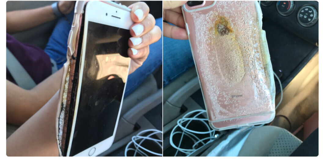 Apple is ‘looking into’ the viral video showing iPhone 7 burst into smoke