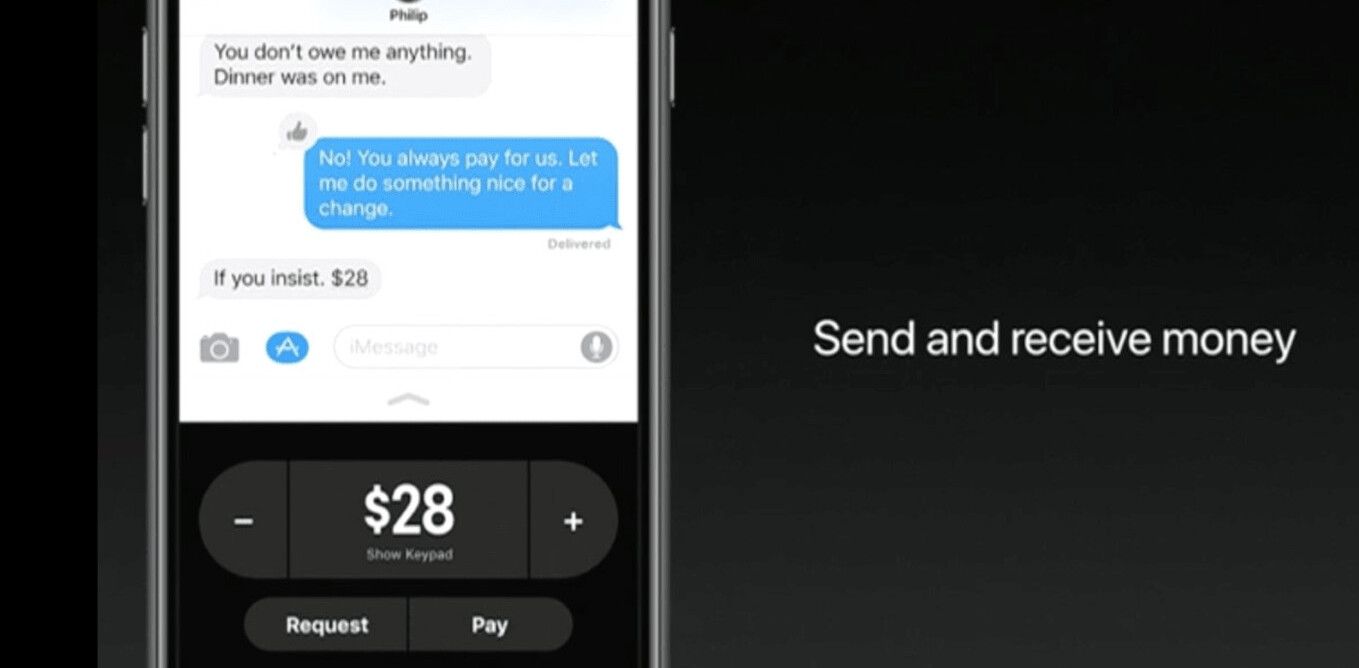 iMessage will let you collect debt from friends
