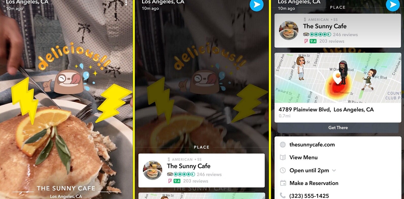 Snapchat’s Context Cards turn it into Yelp for teens