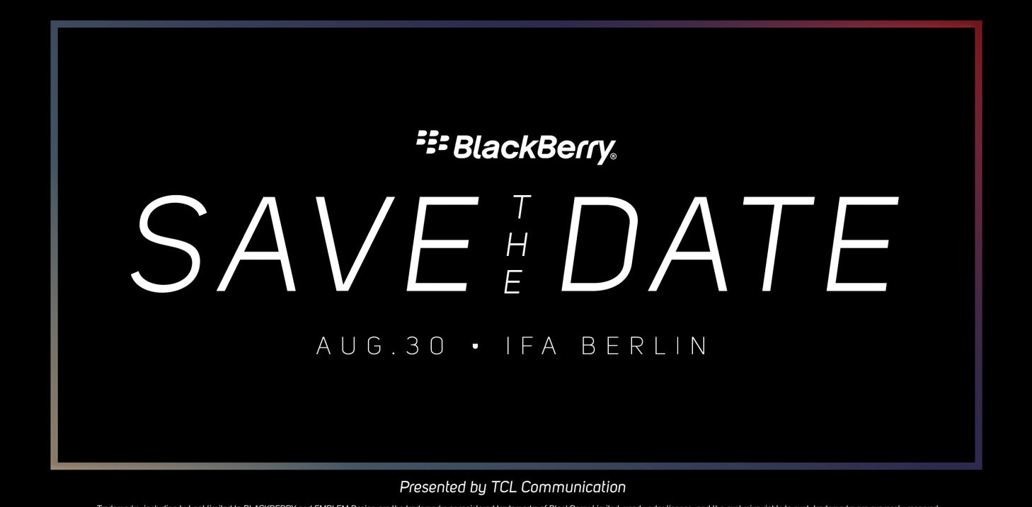 TCL invitation hints at possible BlackBerry Key2 LE launch