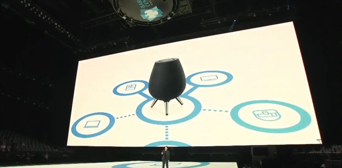 Samsung debuts its funky Galaxy Home Bixby-powered speaker