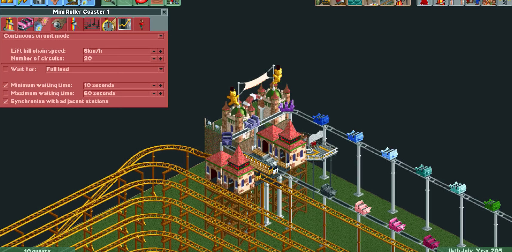 Roller Coaster Tycoon enthusiast created a coaster that takes 12 years (and real bladder control) to ride