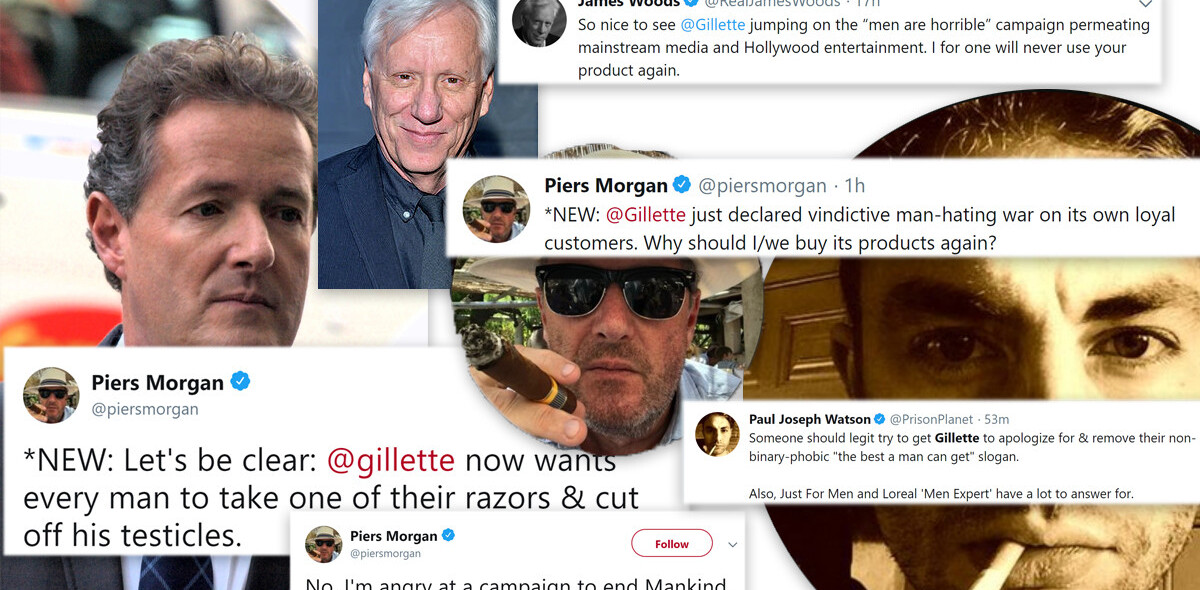 Gillette triggers Twitter’s right-wing elite with ‘toxic masculinity’ ad