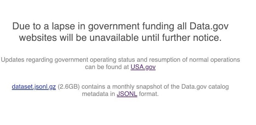 Trump’s government shutdown cut off access to crucial public data